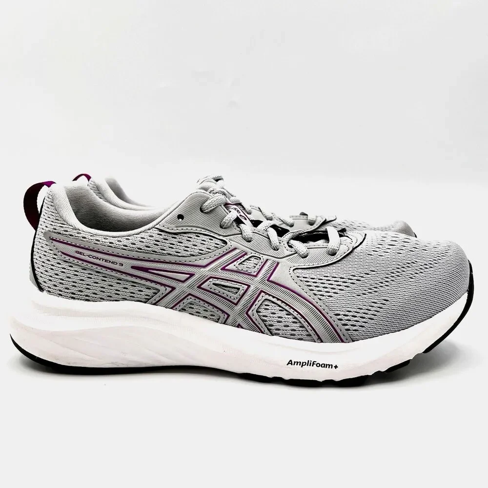 Contend 9 Running Shoe Sneaker ASICS GEL- Gray/Purple Comfort Women's Sz 8.5